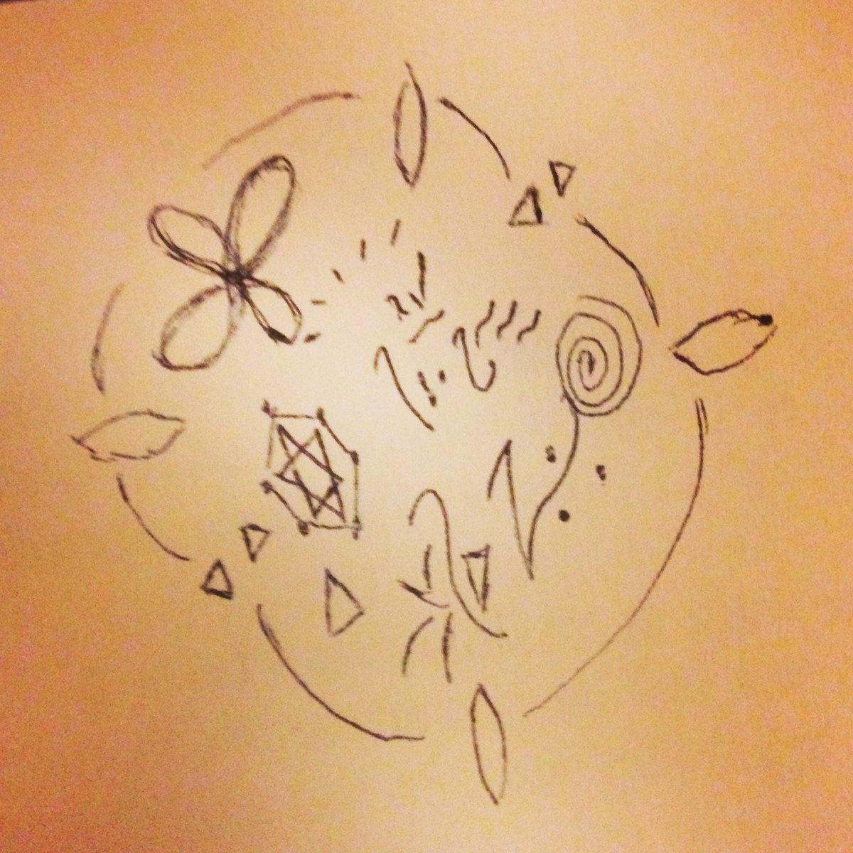 Juliamhoffman's tweet photo. Just a little doodle during our ACIM study group ✌🏽️🕸🌌🌺
#Transpersonal #love #God https://t.co/yLJE2h0v66 https://t.co/ifjP9ugWDC