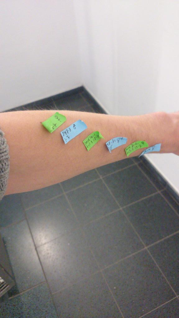 My list of deceased beetles, looks awfully colorful doesn't it. Pattern = coincidence