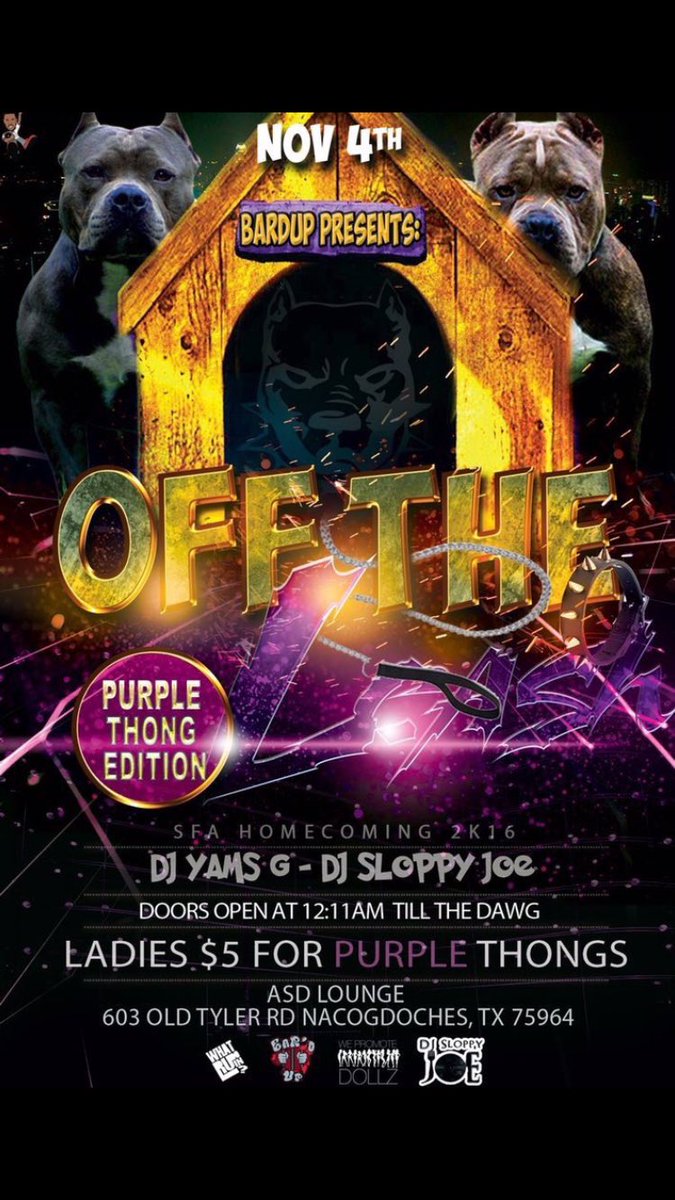 Ced_100's tweet photo. #OTLPregame start at 9 #OffTheLeash start at 12 PULL UP‼️ https://t.co/Byjt7Ymx7I