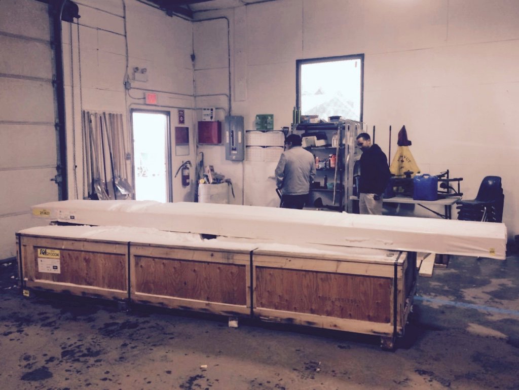 #QAJAQTUAQ Building supplies warming up in our workshop space! Thanks to our long-time supporter Hanson Construction! #Iqaluit #Nunavut