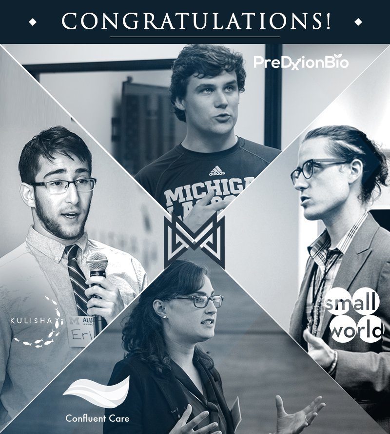 TechArb's tweet photo. Congrats to all our teams on your success @accelerateMI! You make us proud! #AMIC2016 #GoBlue https://t.co/AdHkwNTjM8