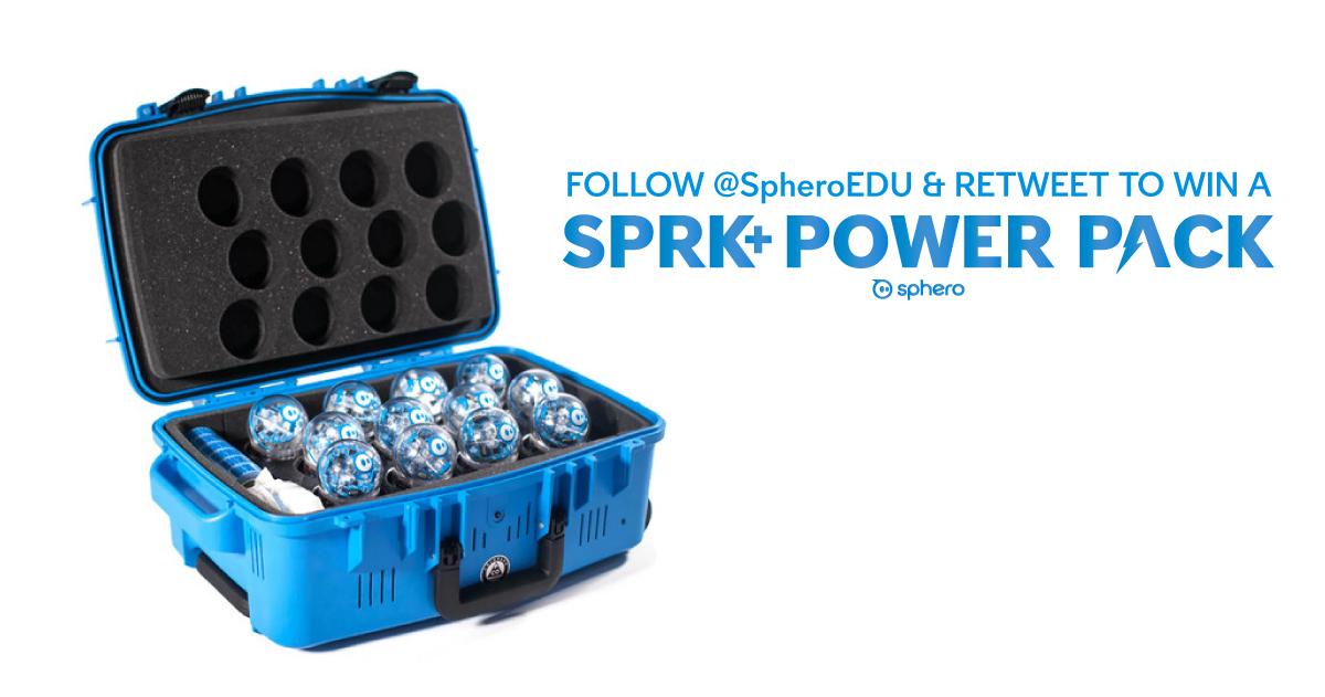 SpheroEdu's tweet image. In it to win it. Follow us, RT this post and a brand new SPRK+ Power Pack could be yours. #GetOnTheBall

Rules: bit.ly/2evFxkZ