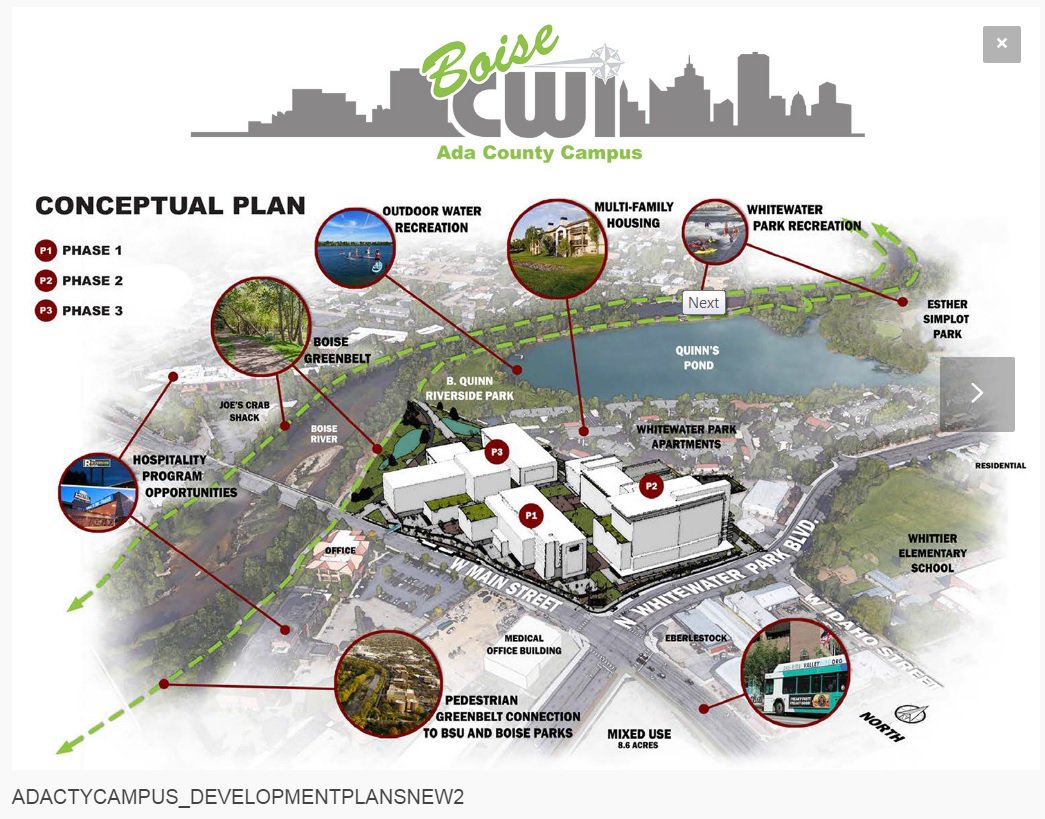 Vote YES on <a href="/cwidaho/">College of Western Idaho</a> bond to expand Nampa campus and build new Boise campus! cwiyes.com