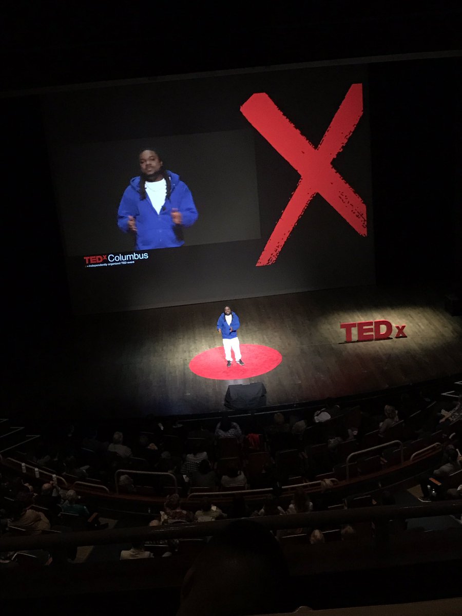 I am at loss of words and filled with tears to see one of my most memorable grads give a standing ovation appreciated <a href="/TEDxColumbus/">TEDxColumbus</a> speech