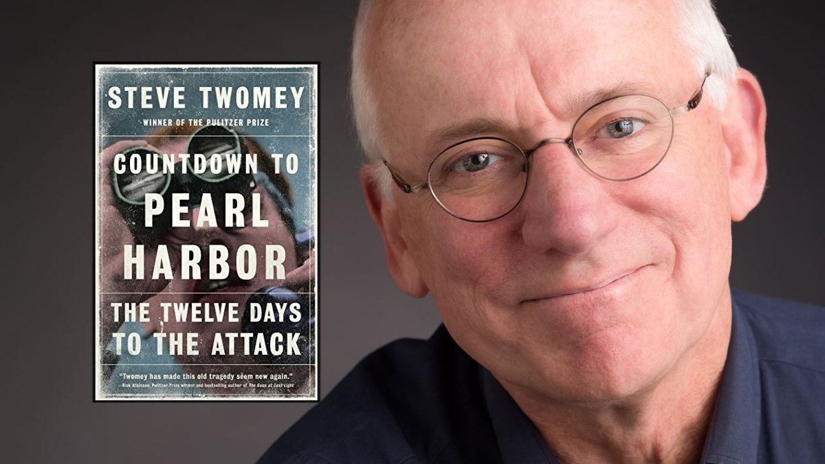 Join Steve Twomey 11/28 7pm as he discusses the #CountdownToPearlHarbor (<a href="/SimonBooks/">Simon & Schuster</a>) ahead of the 75 Anniversary bit.ly/2f1PAiu