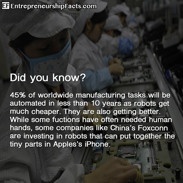 EntrFacts's tweet photo. What's your thought?🤔
#manufacturing #business #startups #entrepreneur #startup #didyouknow #innovation #tech #fact https://t.co/pXT5pzNhBB