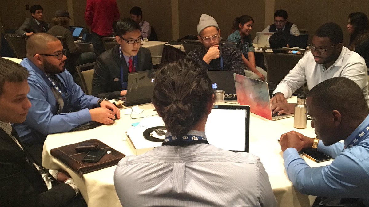 Who will be the $10K winner at #SHPE2016's Hackathon?! Come to Ballroom 6A to see the final presentations. #STEM
