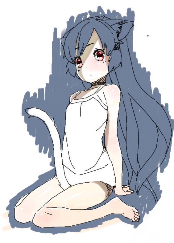 ω・`ア ねこむすめ 