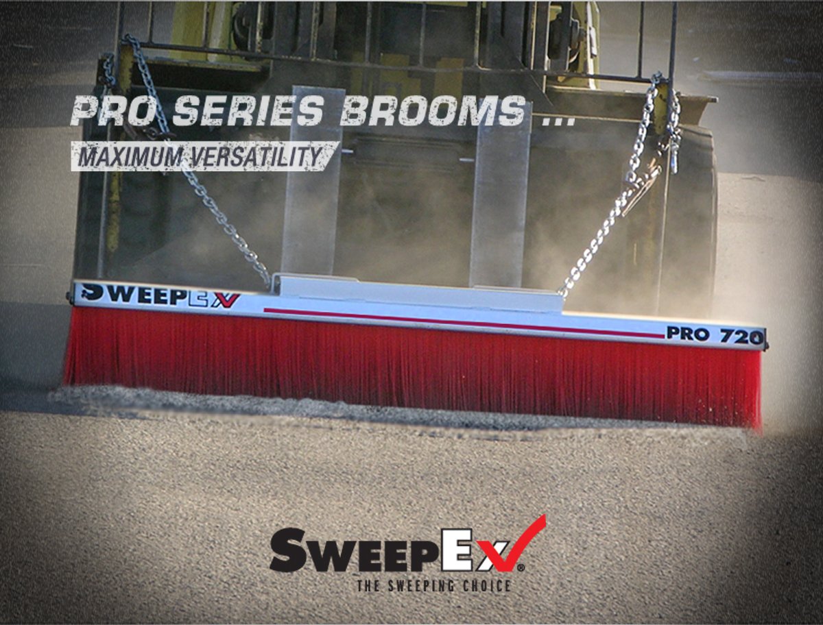 SweepEx's tweet photo. #SweepEx Pro Brooms come w/ a lift truck mount, but are also available w/ 3-point hitch & skid steer options!
https://t.co/YO4fip7ABe https://t.co/MGPl4348Jx