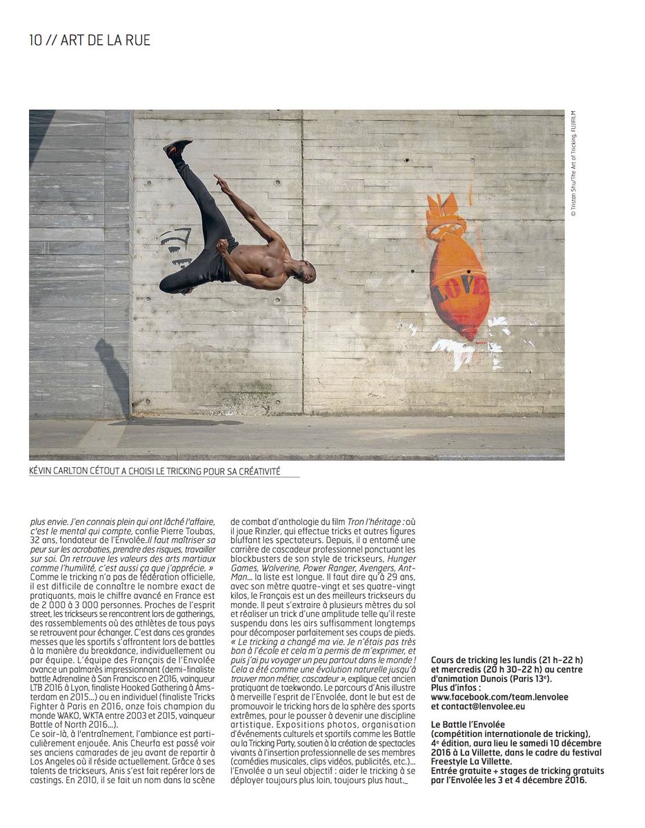 SophiePeyrard's tweet photo. L'art du #tricking dans @anousparis #lenvolee https://t.co/Z5fFdaMY0i
