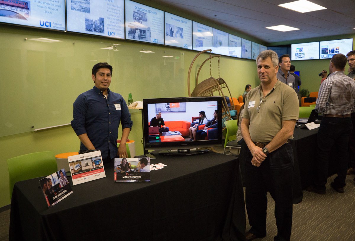 STEMbility's tweet photo. We had a great time representing @STEMbility at the @UCICove "Fast Pitch Mixer" last night! https://t.co/c3pA537pdD