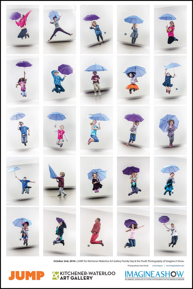 KWpanda's tweet image. JUMP! from October's @kwartgallery Family Sunday is complete! And my kids can't wait for this weekend's activities at the gallery!