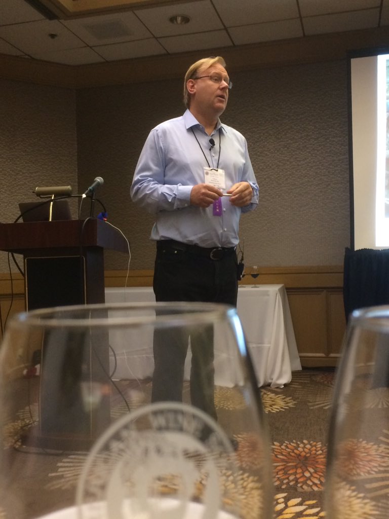 wineTT's tweet photo. "To make natural wines you must have a beard; I'm breaking regulation" @RichardJKershaw @AmericanWineSoc #aws49 @wosa https://t.co/xxaMO8TH1R