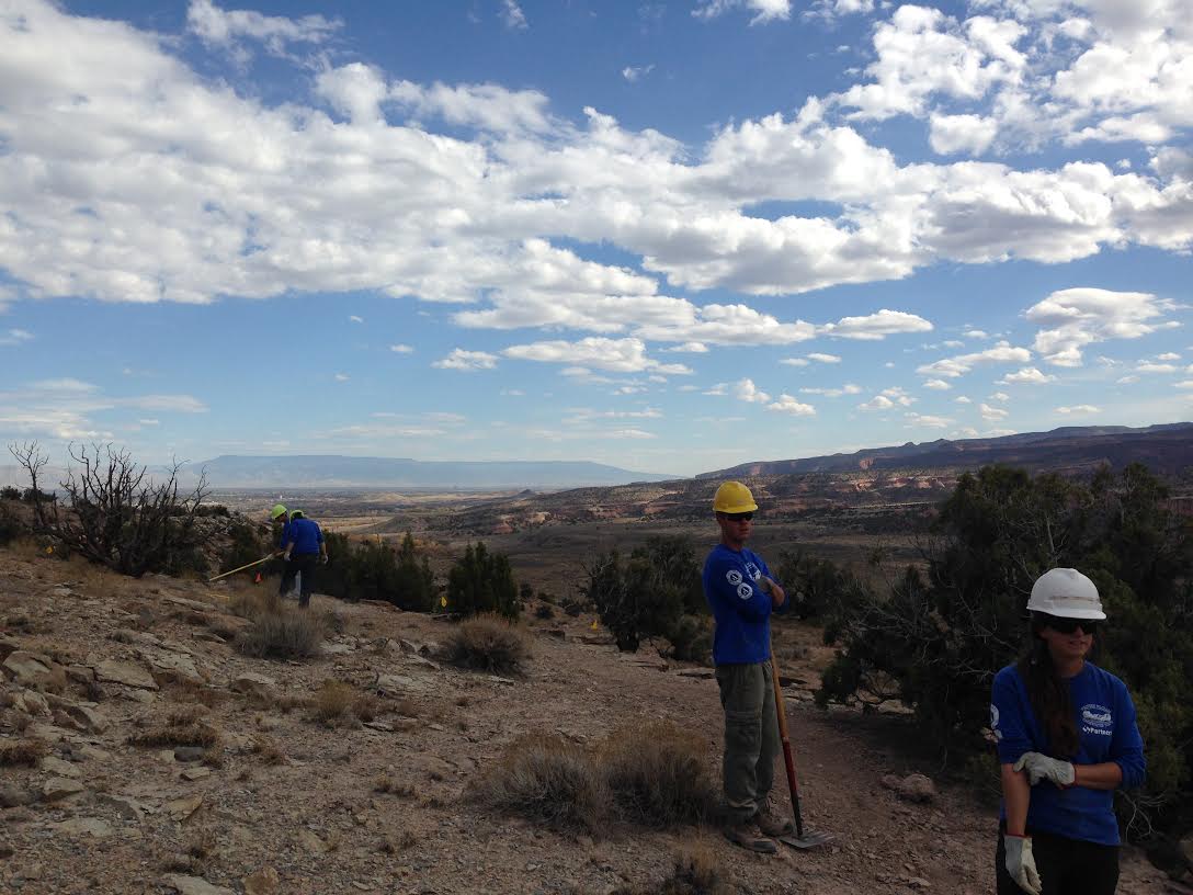 Western Colorado #Conservation Corps working on new #mtb trails in McInnis Cyns! Trails will open next spring.