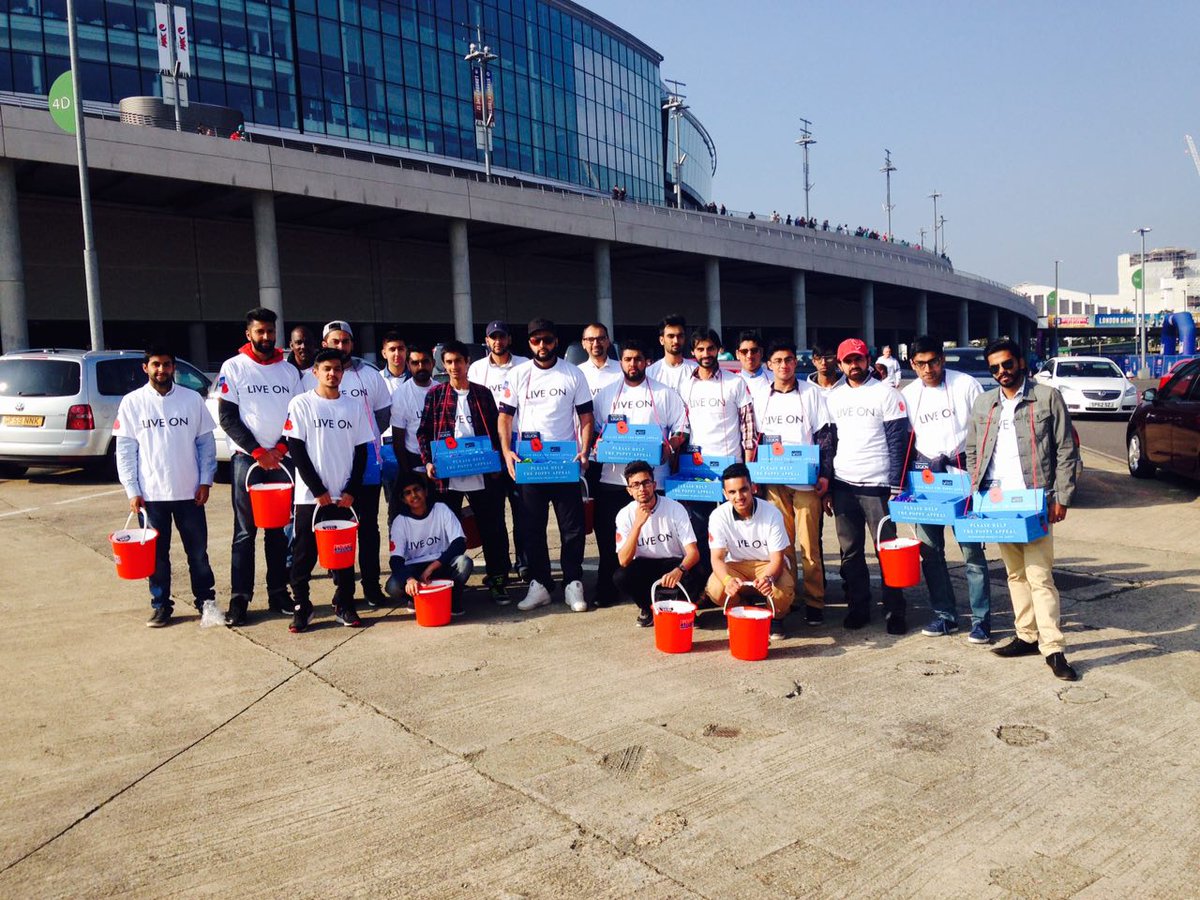 <a href="/UKMuslimYouth/">AMYA UK</a> launch #poppyappeal campaign in Putney, Morden, Epsom &amp; Yorkshire simultaneously. Stand #shouldertoshoulder with <a href="/PoppyLegion/">Royal British Legion</a>