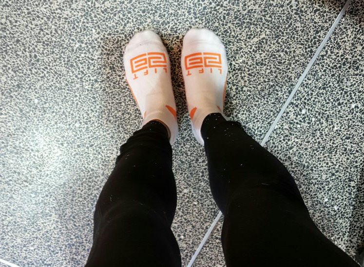 MplsGoddess's tweet photo. Just going through TSA with my @uplift23 socks!! Best socks EVER!!!!! #SoSoft #PerformanceWithaPurpose #Lift23 https://t.co/SC4S6jbnnI