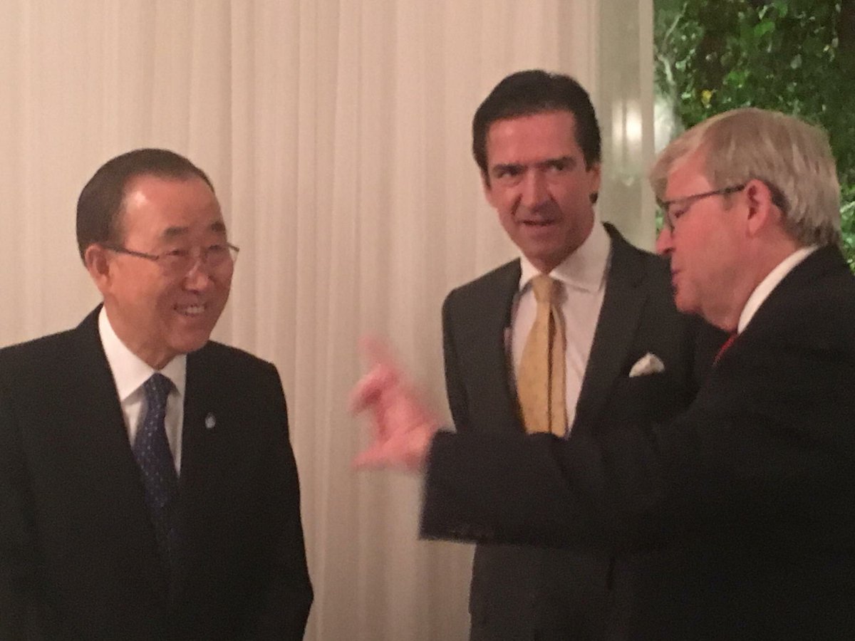 Great to speak to <a href="/UN/">United Nations</a> Security Council member-states &amp; the UN Secretary General about <a href="/ICM2016/">ICM</a> report on UN reform. kevinrudd.com/the-reform-of-…