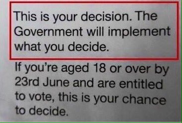MRSsealyp's tweet photo. #BrexitGo The people have spoken. #brexitshambles https://t.co/G54dUtTBfe