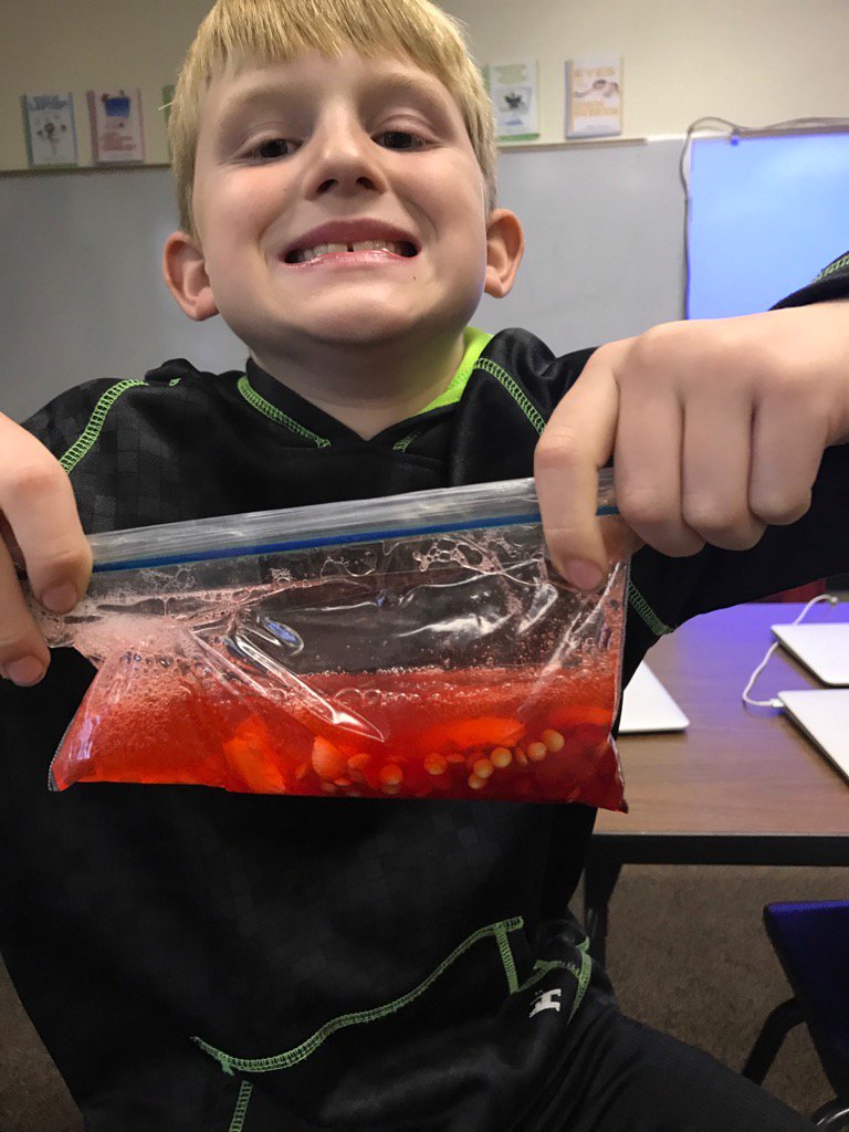 Maddockteach's tweet image. Red cells, white cells, plasma and platelets...oh my! We made blooood! #spookystem