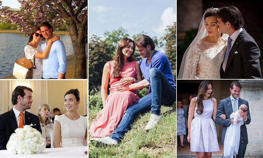 HelloCanada's tweet photo. #HelloRoyalTrivia: Princess Claire and Prince Felix of Luxembourg's sweetest moments https://t.co/ppAaijRqPG https://t.co/oqnlEHe9cC