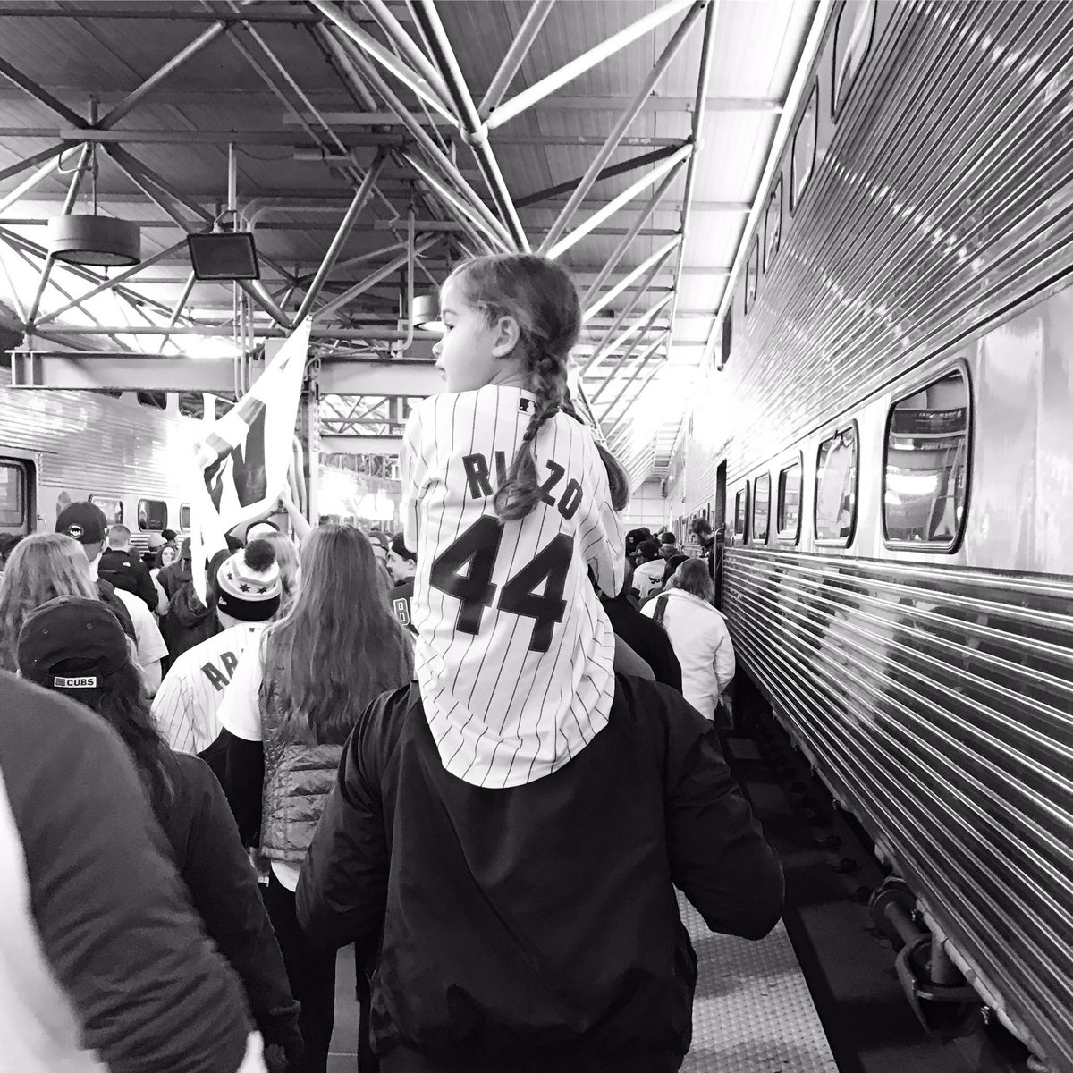 mlwitkowski01's tweet image. She'll never know them as the lovable losers, but she'll love them all the same. Let the bond begin. @ARizzo44 you made her a fan for life!