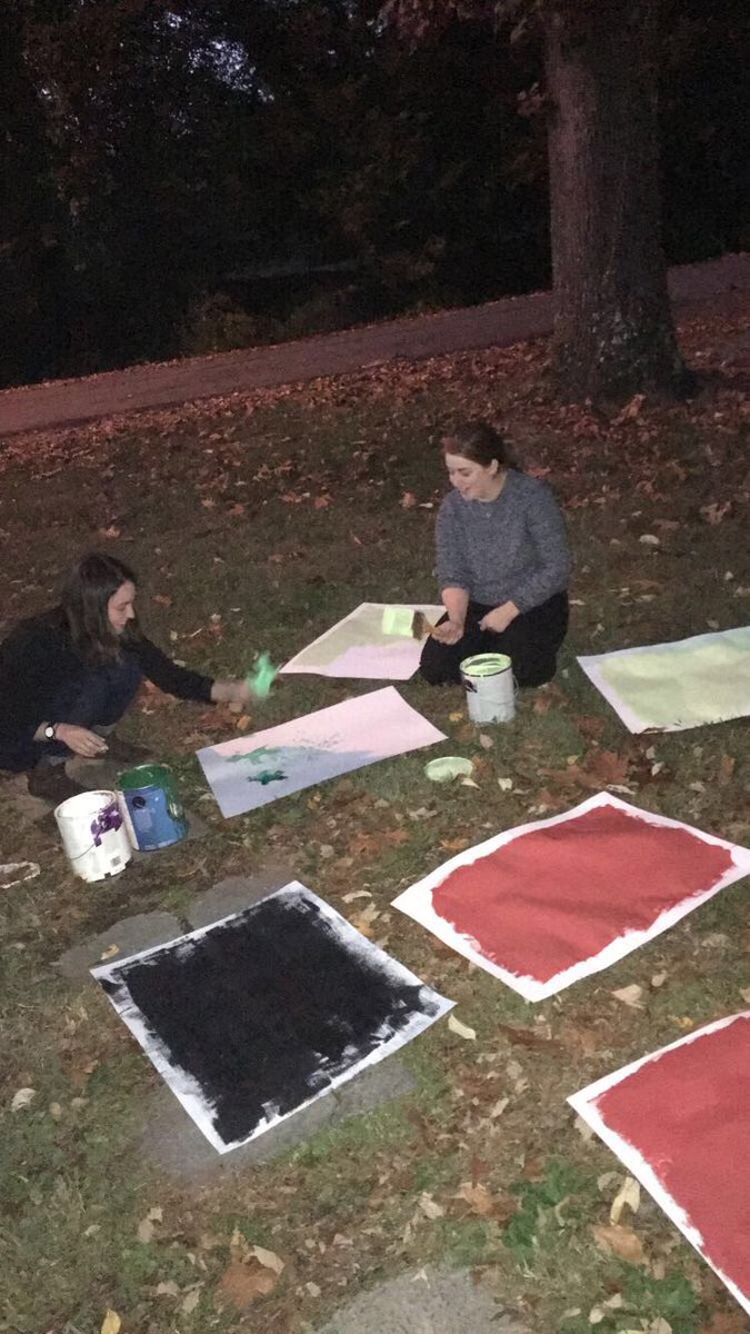 DivestUva's tweet photo. Getting ready for the rally tomorrow in Richmond! #DisruptVoteDisrupt https://t.co/5SulBhQR47
