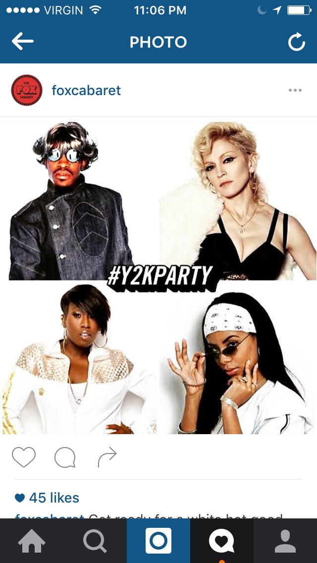<a href="/theY2Kparty/">The Y2K Party</a> #2000s #dance #party is tonight at <a href="/thedrakehotel/">The Drake</a> in #Toronto and <a href="/FoxCabaret/">Fox Cabaret</a>  In Vancouver! 
GETCHA FREAK ON…