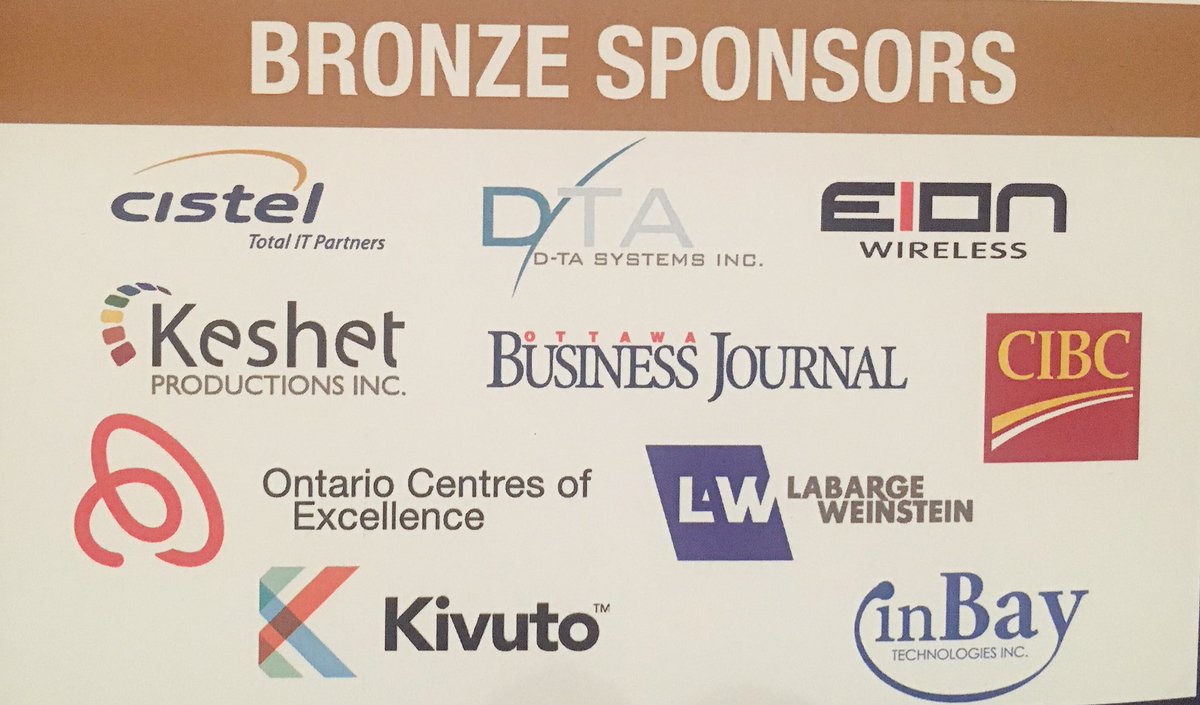 TiEConCanada's tweet image. Our bronze sponsors are a huge reason why this year&apos;s conference was a success! #TiEConCda