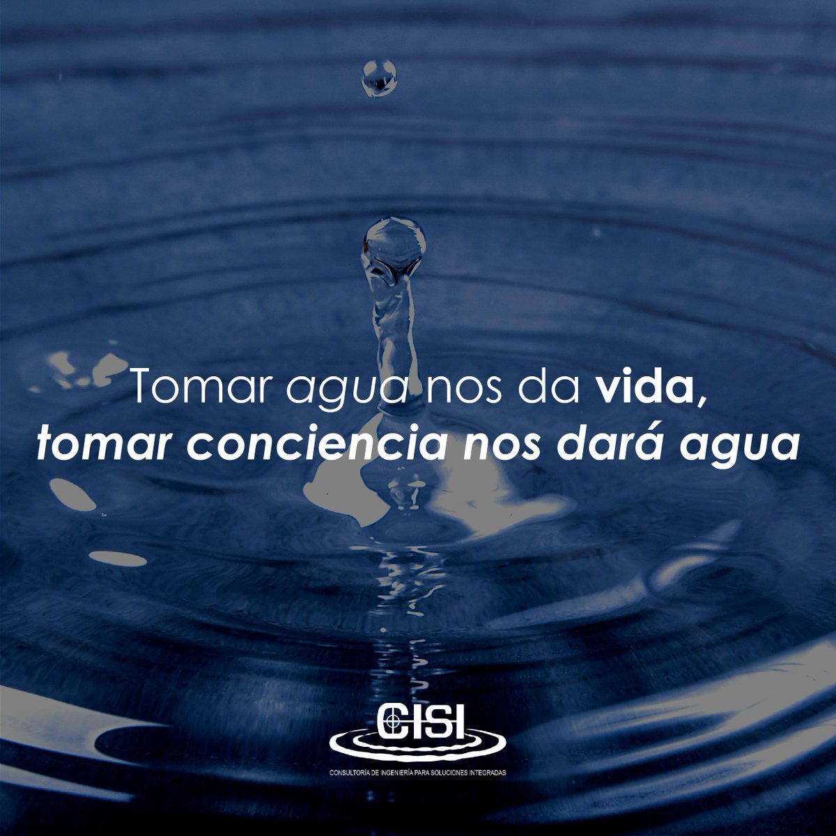 cisinet's tweet image. En CISI sabemos la importancia del agua para la vida humana.