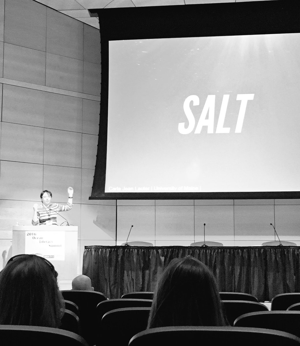 marianneclong's tweet photo. Salt provides way more information than I ever realized! Very engaging Lightning Talks this afternoon at the #OLSummit16 https://t.co/R6Fa8VkJbQ