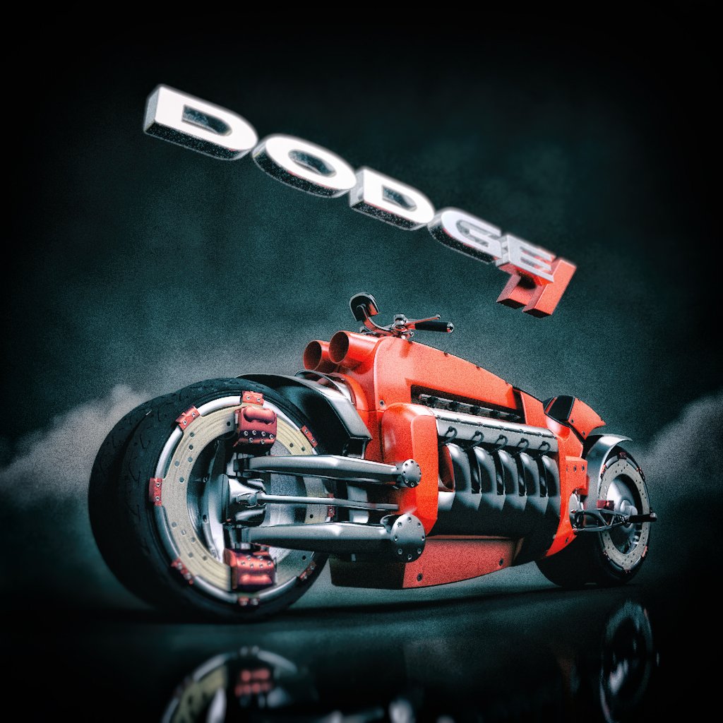 pastelsquare's tweet photo. Just a daily render. Enjoy! #cinema4d #hdristudio #nikcollection #photoshop2017 #dodgetomahawk #motorcycle https://t.co/u10BP0Sd6r