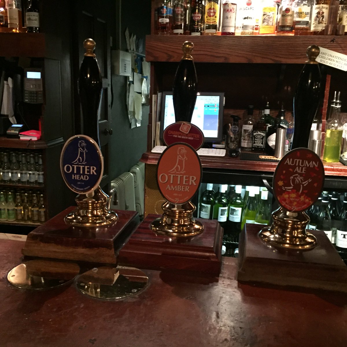 Here's our Otter Brewery selection tonight, keep a keen eye out for our Bonfire beers at the weekend.