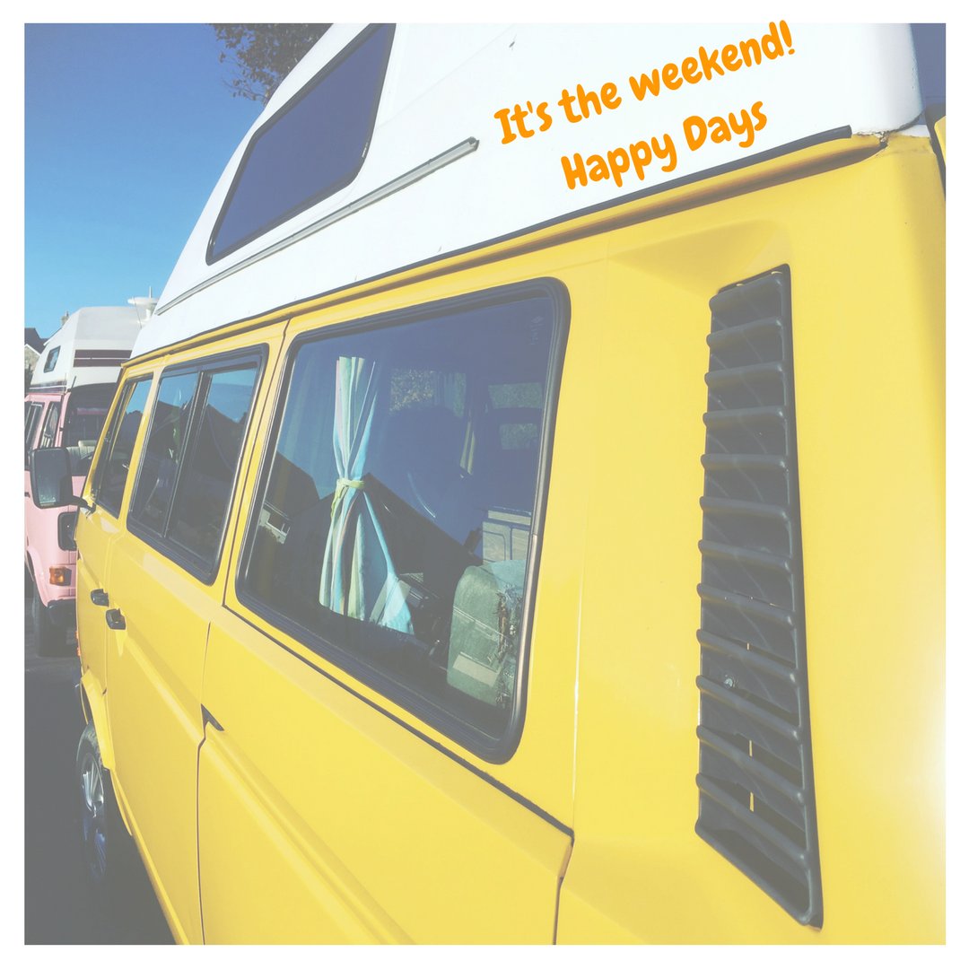 devoncampers's tweet photo. It's the #weekend! What are you doing? #Vanlife #Campervan #Devon https://t.co/5lh0gVFJe4