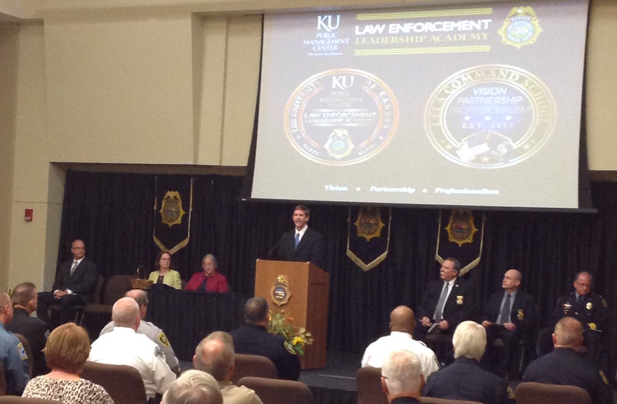 KUPMC's tweet image. Jonathan Morris, LELA Program Manager, gives an overview of the #CommandSchool #LELAGrad @kupmc