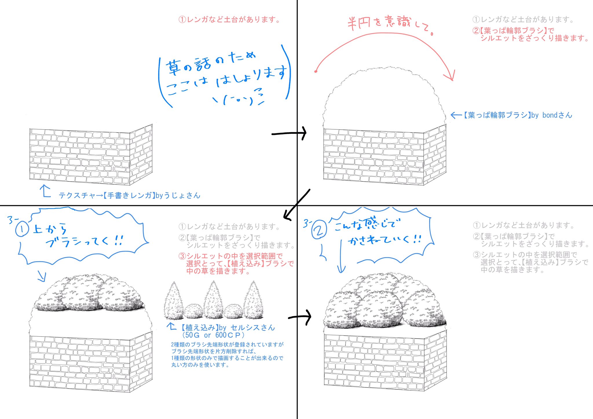 中村あいさつ 死逢わせサポートセンター 連載中 Twitter પર 草描くの苦手な私が とりあえずの草 をクリスタで描く方法メモ いろんな方のブラシをお借りして あらまぁ簡単にとりあえずの草が Clip Studio お勧めのクリスタ素材を紹介する 中村あいさつ 死逢わせサポートセンター 連載中 Twitter પર 草描くの苦手な私が とりあえずの草 をクリスタで描く方法メモ いろんな方のブラシをお借りして あらまぁ簡単にとりあえずの草が Clip Studio お勧めのクリスタ素材を紹介する