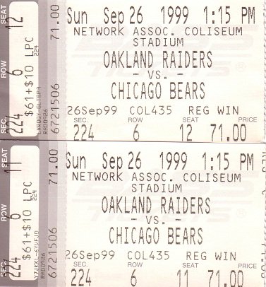 BlackFoxRaider's tweet photo. -My 1st @RAIDERS game 1999 in Oakland, WIN!
-Coach Madden's HOF weekend, #PFHOF06 WIN!
-9yrs ago today, honeymoon loss.
-2015 loss in #theD. https://t.co/7P38jRk5YP