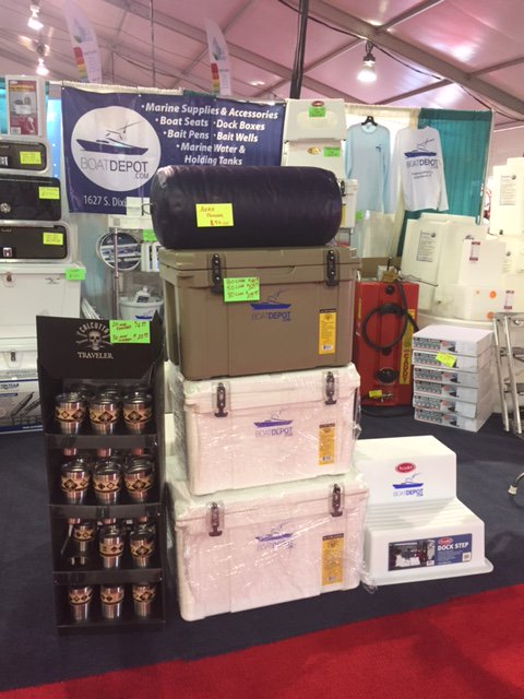 BoatDepot's tweet photo. The scene at the Fort Lauderdale International Boat Show. Check us out  at the Sailfish Pavilion 2016: Convention Center Sailfish 4211-4212 https://t.co/0xeYp4vTrj
