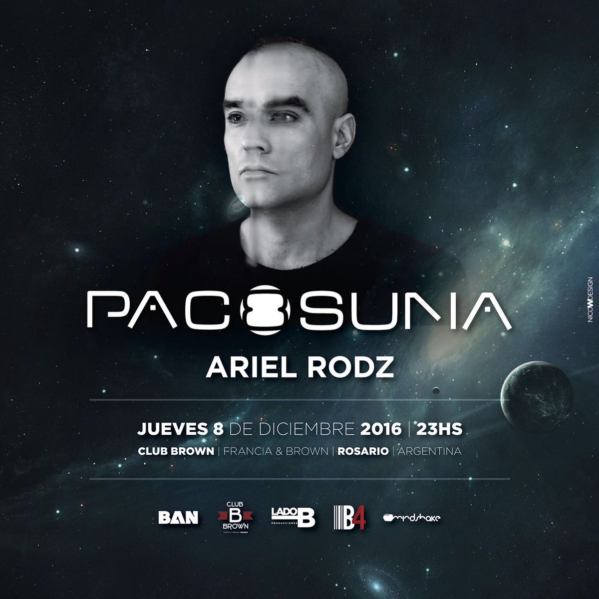 BANTalent's tweet photo. ¡ BAN TALENT presenta a @Paco_Osuna el Jueves 8 de Diciembre en Club Brown ! https://t.co/hk9Z9coa5D