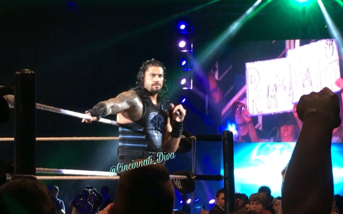 itsruth_o's tweet photo. was great to see @WWERomanReigns again yesterday 😊 he truly never disappoints 👊🏻 #RomanReigns #WWEMunich https://t.co/jSxZS4rmGE