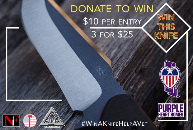 TweetRedHatchet's tweet photo. https://t.co/OTO9vZ9Gie 
Your donation enters you to win this knife! @nova_firearms @PHHTweet @KnifeDepot @KnifeCenter @KnifeThursday https://t.co/3Kh5vStWND