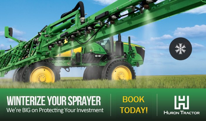 In the Service Bay: Sprayer Winterizations &amp; ASI Inspections.  Booked your appointment yet?  Details: hurontractor.com/files/media/po…