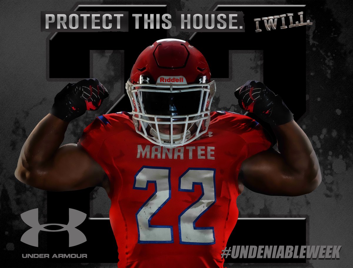 ManateeFB's tweet photo. GAME DAY HURRICANES Vs. @SEHSNoles We are MANATEE... We are UNDENIABLE... @ @UAFootball #UNDENIABLEWeek https://t.co/E4h3pLXaJS