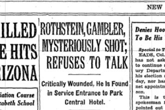Arnold Rothstein And The 1919 World Series Arnold Rothstein And The 1919 World Series