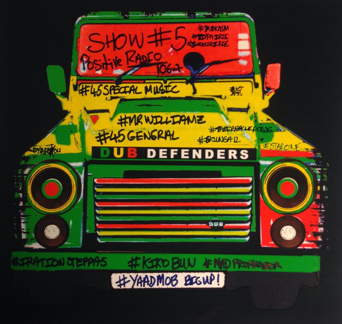 DubDefenders's tweet photo. Live now on Positive Radio 106.7FM > https://t.co/s3tHEQj7sO
#45general #skunga #yaadmob #kikobun #mrwilliamz https://t.co/RTDo2Gi5mP