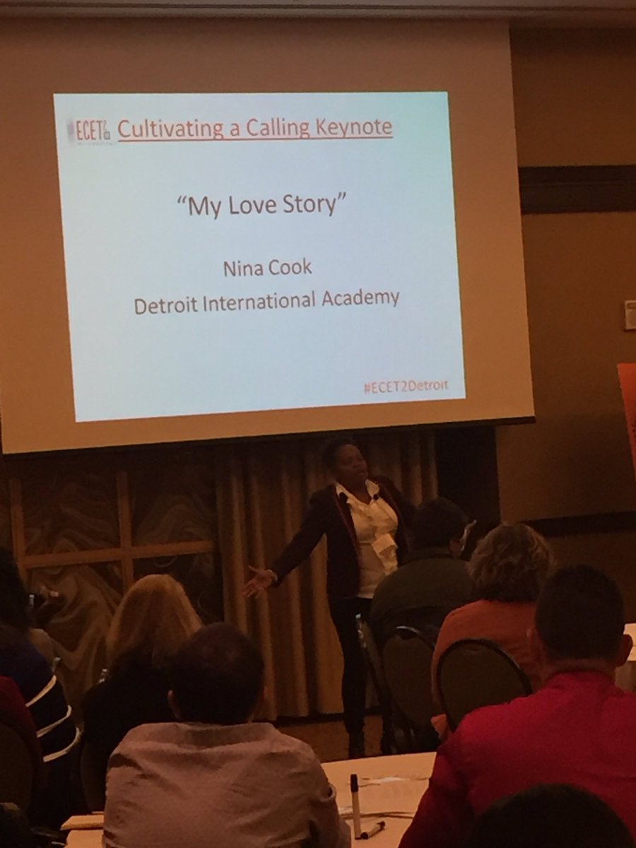 Nina Cook closes #ecet2detroit on a high note with her Cultivating a Calling.