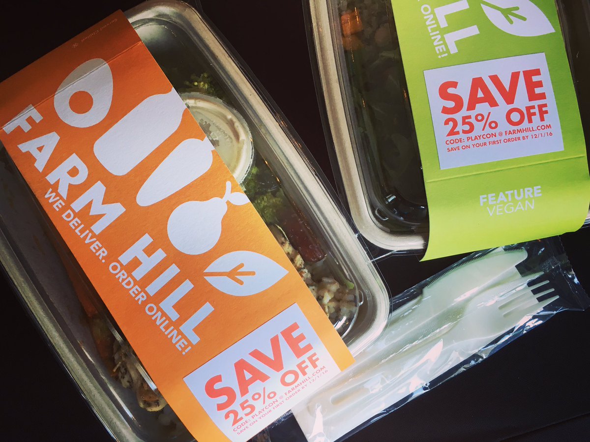 Time for lunch! Thanks <a href="/farmhillfoods/">Farm Hill</a> for the grub 😊