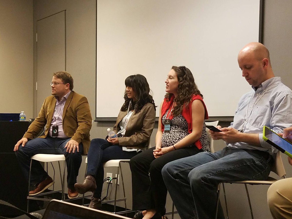 KristinFitch's tweet image. Afternoon panel at #hrdevfest #norfolk #devolepers #programers #entrepreneurs about working with software engineers- good stuff @HRDevFest