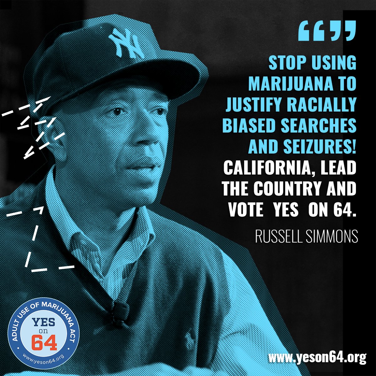 Yes on 64 - Prop 64 tweet media