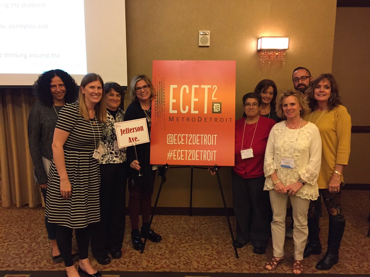 Loved mtg my awesome peers and seeing our amazing take aways. #ECET2Detroit