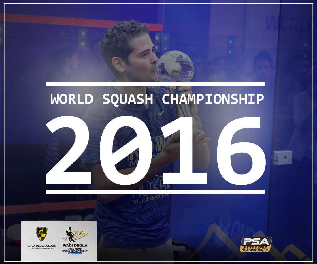 WDSquash's tweet photo. WORLD CHAMPION @Karimsamy91! Congratulations 🎉👏 #WDSquash16
بطل العالم كريم عبد الجواد! تهانينا 🎉👏 #دجلة_اسكواش https://t.co/MHbKpiVjlu